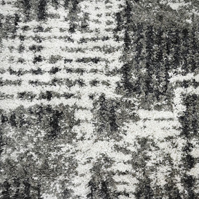 Saray Home Moroccan Thom Abstract Χαλί Ορθογώνιο Shaggy Γκρι 160x230cm