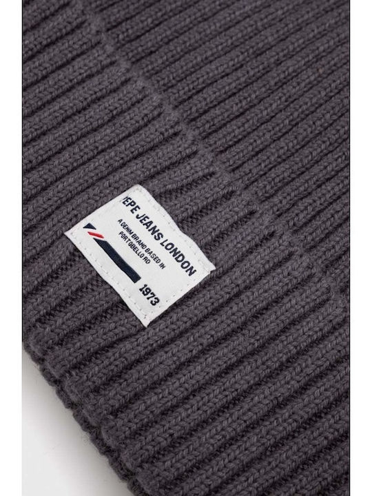 Griffin Thunder Beanie Beanie Knitted in Gray color