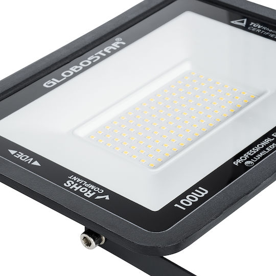 GloboStar Atlas Waterproof LED Floodlight 100W Cold White 6000K IP67