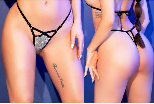 Chilirose Frauen Sexy Zeichenfolge Silber