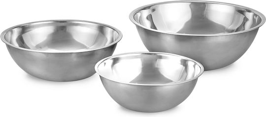 Luigi Ferrero Stainless Steel Mixing Bowl Capacity 1.2lt with Diameter 20cm and Height 7cm.
