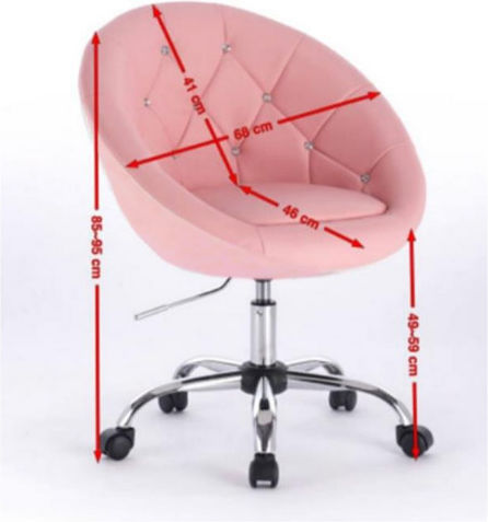 Scaun Medical cu spătar Pink BBAY-52479