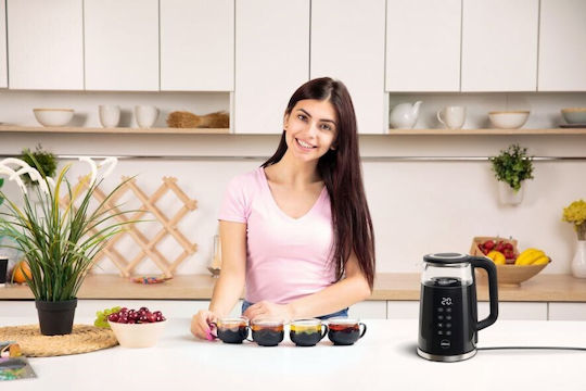 Eldom Βραστήρας 1.7lt 2200W Μαύρος
