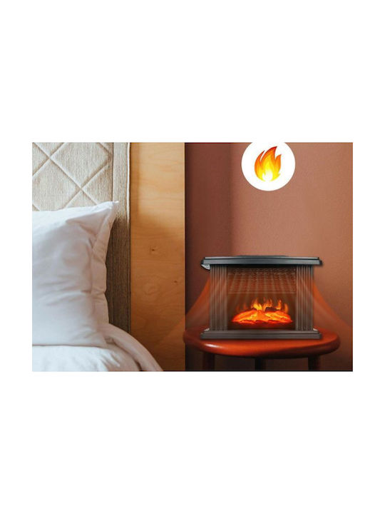 1611927559 Επιδαπέδιο Ηλεκτρικό Τζάκι 1000W 22x15cm Μαύρο