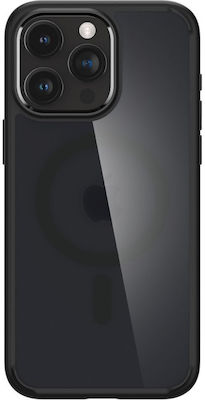 Spigen Ultra Hybrid MagFit Coperta din spate Silicon / Plastic Frost Black (iPhone 15 Pro)