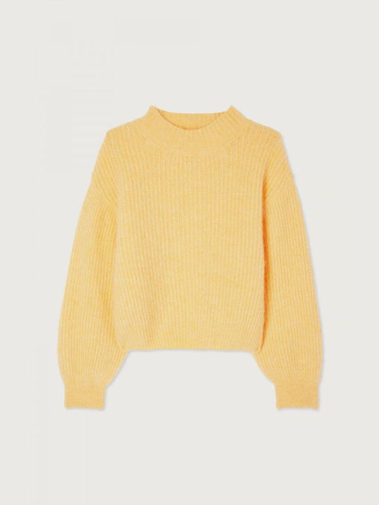 American Vintage Women's Long Sleeve Sweater Yellow