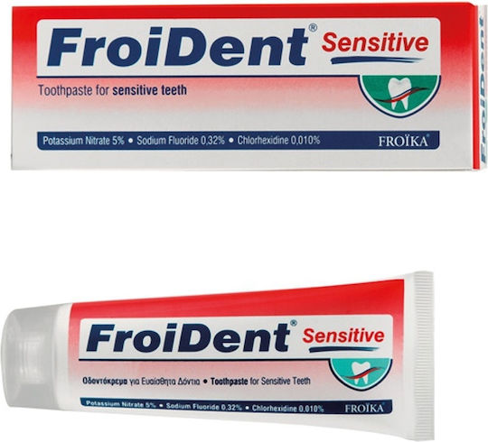 Froika Froident Sensitive Οδοντόκρεμα με Χλωρεξιδίνη για Ευαίσθητα Δόντια 75ml