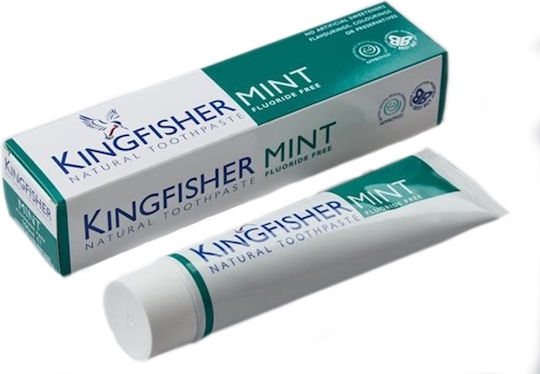 Kingfisher Mint Natural Toothpaste Fluoride-free Toothpaste 100ml