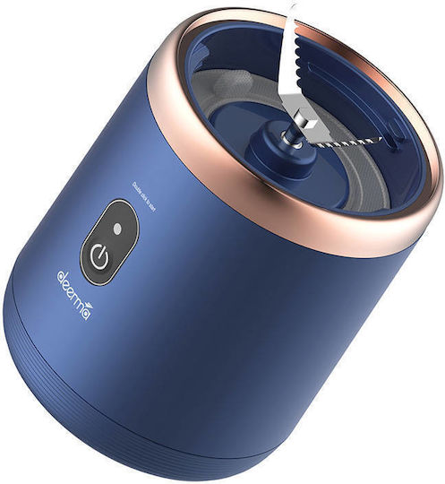 Deerma Μπλέντερ με Πλαστική Κανάτα 400 ml 140W Μπλε ΝU06