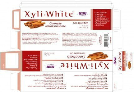 Now Foods Xyli White Toothpaste Fluoride Free 181ml