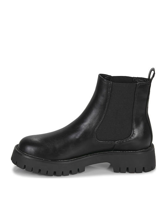 Ghete dama din piele Negru
