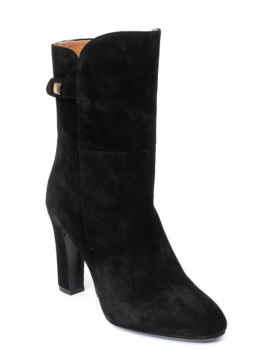 Perlapura Suede Women's Ankle Boots Black