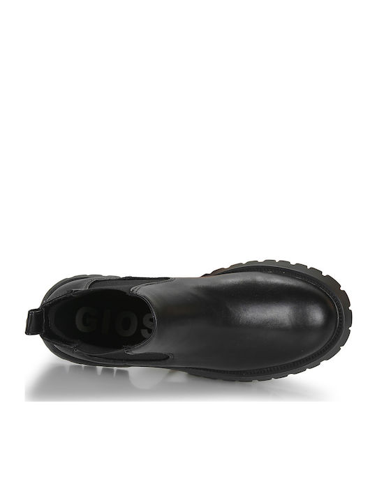 Ghete dama din piele Negru