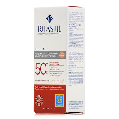 Rilastil Sun System D Sunscreen Cream Face SPF50 with Color 40ml