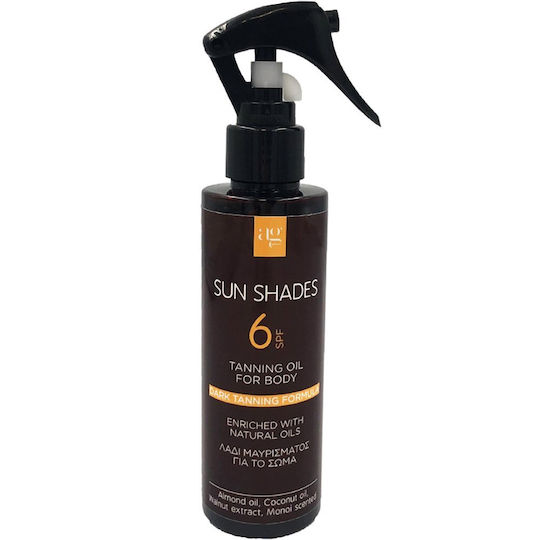 Ag Pharm Tanning Oil Sunscreen Oil Body SPF6 in Spray 150ml
