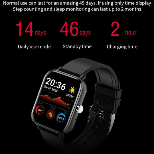 H10 Smartwatch (Negru)