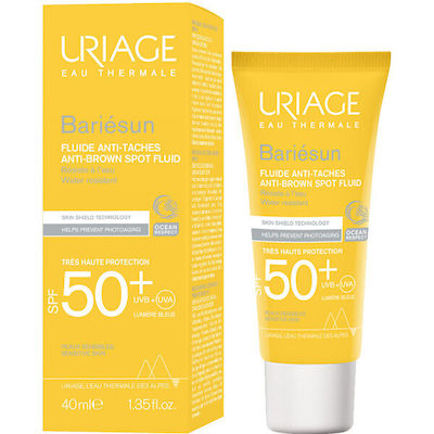 Uriage Bariesun Anti Brown Spot Fluid Αντηλιακή Λοσιόν Προσώπου SPF50 40ml