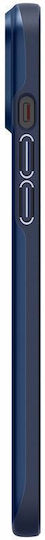 Spigen Thin Fit Back Cover Plastic / Silicone 1.55mm Navy Blue (iPhone 15 Plus)