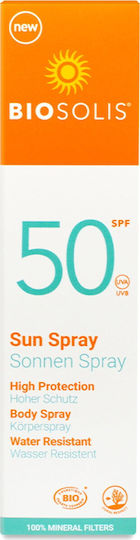 Biosolis Sun Loțiune Antisolară pentru Corp SPF50 Spray 100ml