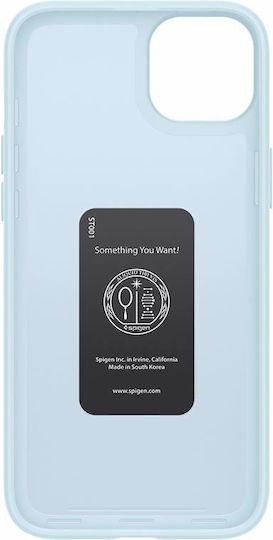 Spigen Thin Fit Back Cover Plastic / Silicone 1.55mm Mute Blue (iPhone 15)