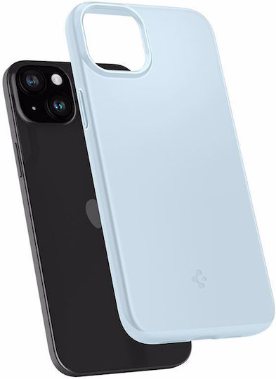 Spigen Thin Fit Back Cover Plastic / Silicone 1.55mm Mute Blue (iPhone 15)
