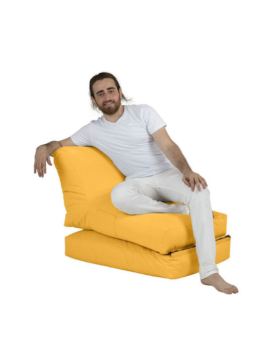 Πουφ Bett Siesta Yellow 55x40x180cm
