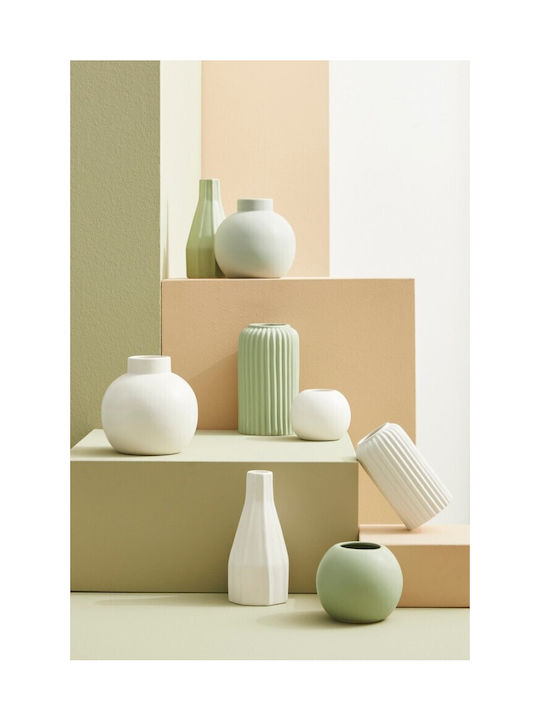 Bizzotto Decorative Vase Althea White 16x16x16cm