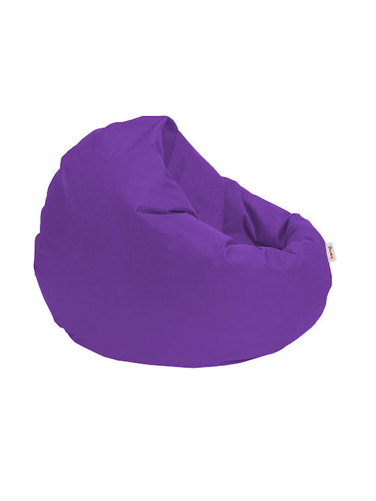 Πουφ Nackenrolle Iyzi Purple 100x100x20cm