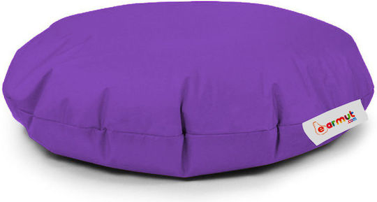Πουφ Nackenrolle Iyzi Purple 100x100x20cm
