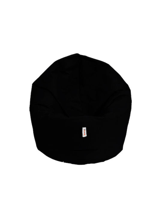 Waterproof Bean Bag Bolster Poof Iyzi Black 100x100x20cm