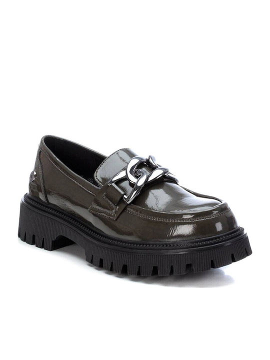 Women's Loafers in Khaki Color