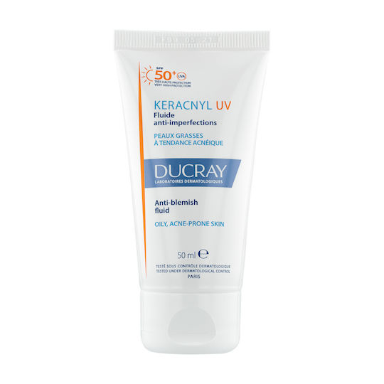 Ducray Kerancyl Αντηλιακή Κρέμα Προσώπου SPF50 50ml