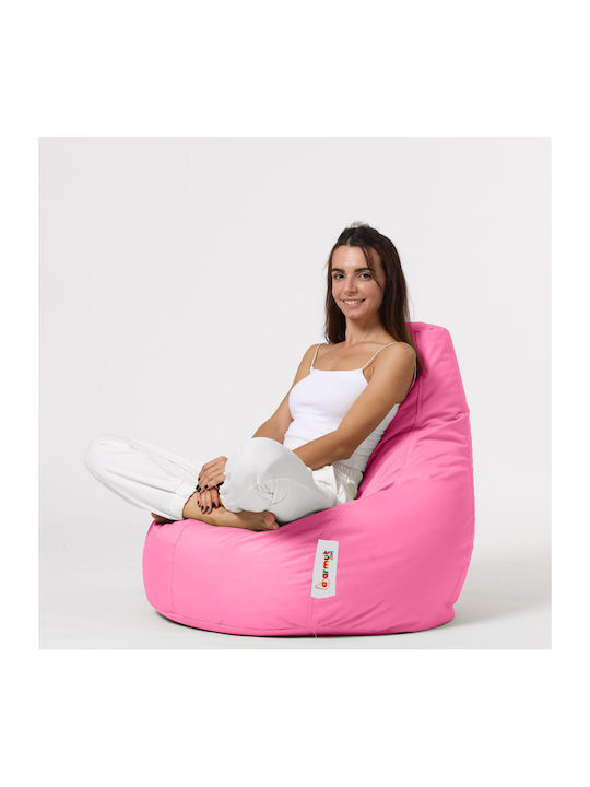 Waterproof Bean Bag Chair Poof Drop Pink 80x80x80cm
