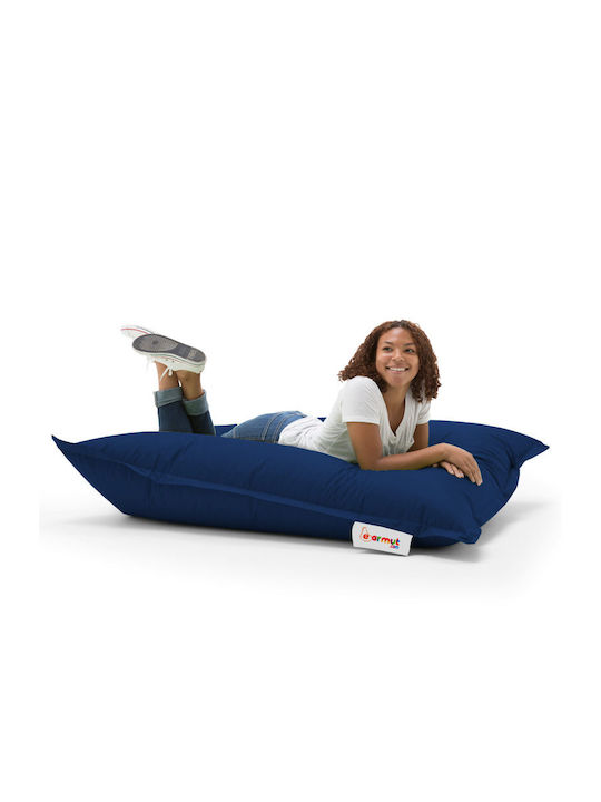 Fotolii Puf Bolster Impermeabil Albastru Închis 100x100cm