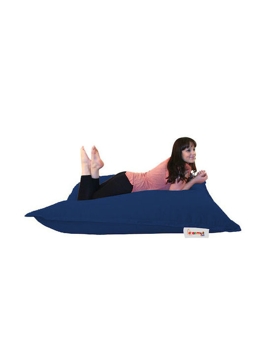 Fotolii Puf Bolster Impermeabil Albastru Închis 100x100cm