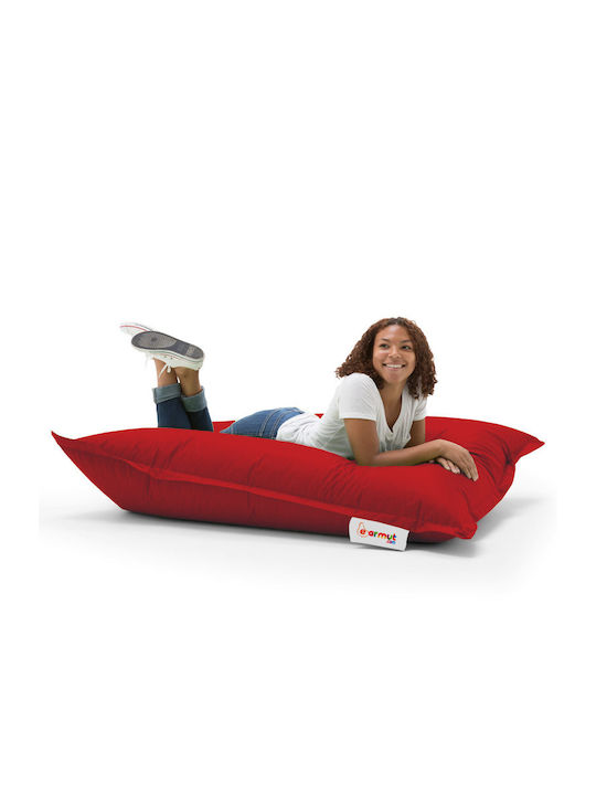 Waterproof Bean Bag Bolster Poof Red 100x100cm