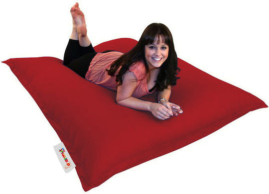 Waterproof Bean Bag Bolster Poof Red 100x100cm
