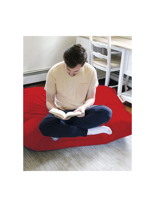 Waterproof Bean Bag Bolster Poof Red 100x100cm