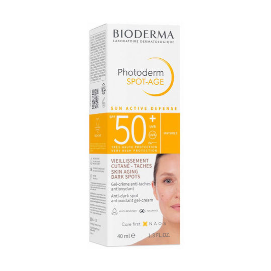 Bioderma Photoderm Spot Age Anti-spots Antioxidant Waterproof Sunscreen Cream Face SPF50 40ml