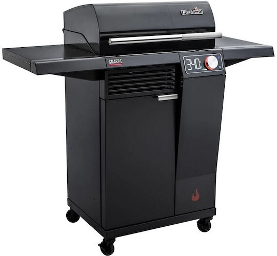 Char-Broil Smart-E С крака Електрическа скара Гладка плоча 2400W с капак и регулируем термостат