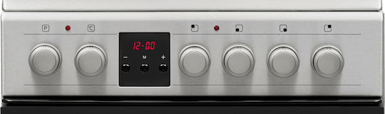 Sharp Κουζίνα 50lt με Κεραμικές Εστίες Π50εκ. Inox