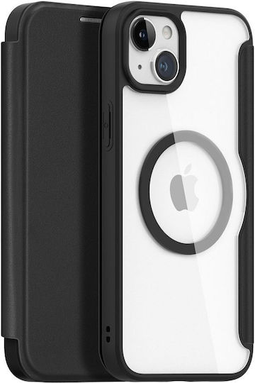 Dux Ducis Skin X Pro Back Cover Piele / Silicon / Plastic Negru (iPhone 15)