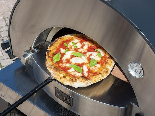 Alfa Classico 2 Pizze Φούρνος Πίτσας Υγραερίου Παραδοσιακός 15kW 95x75x109cm