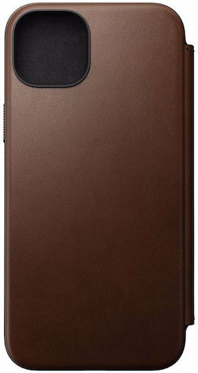 Nomad Modern Back Cover Piele Maro (iPhone 15 Plus / 16 Plus)
