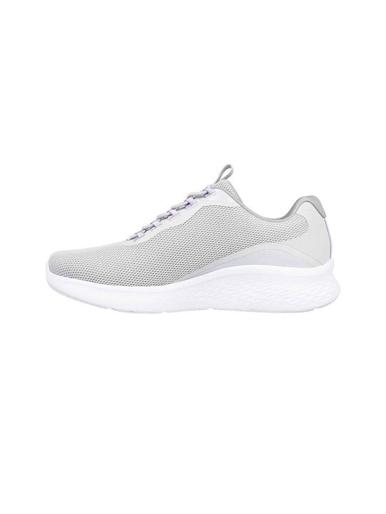 Overlay Mesh Sport Shoes Running Gray