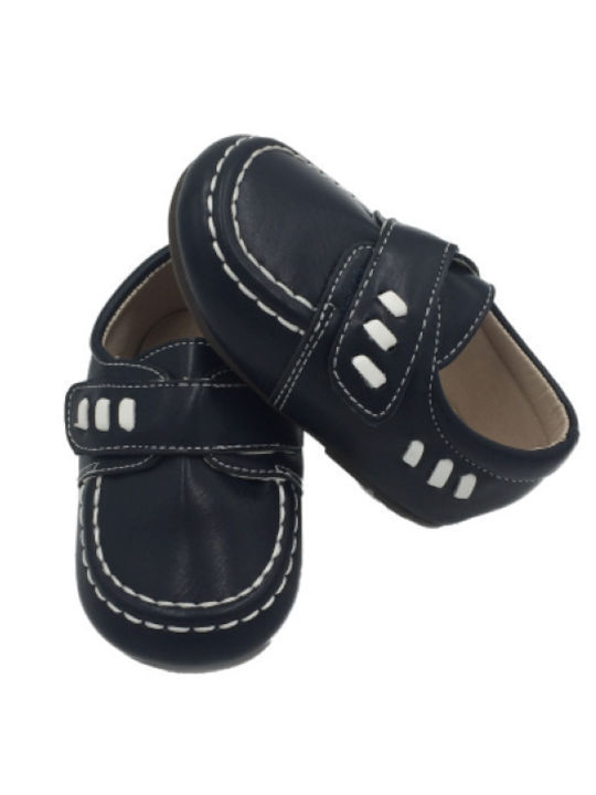 Moccasins with Velcro Black