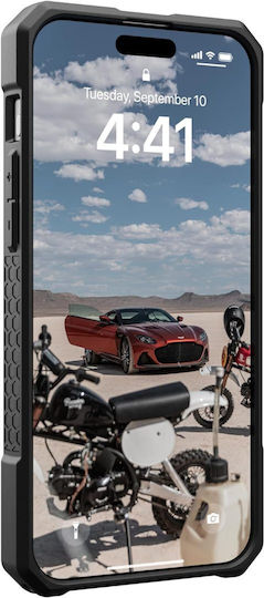 UAG Back Cover Μεταλλικό 2mm Μαύρο (iPhone 15 Pro Max)