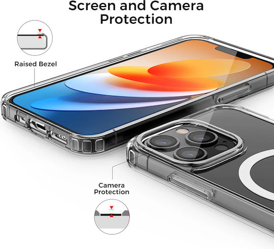 Techsuit Pro Back Cover Σιλικόνης Διάφανο (iPhone 15 Pro Max)