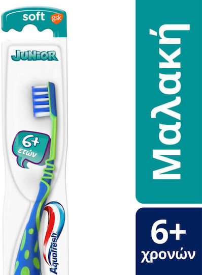 Aquafresh Flex Junior Kids Toothbrush for 6+ years Black