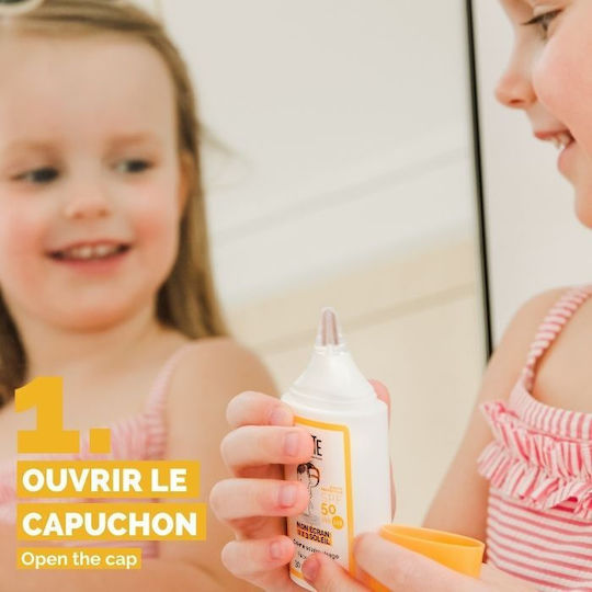 Ouate SPF50 Αδιάβροχο Παιδικό Αντηλιακό Γαλάκτωμα για Πρόσωπο 30ml